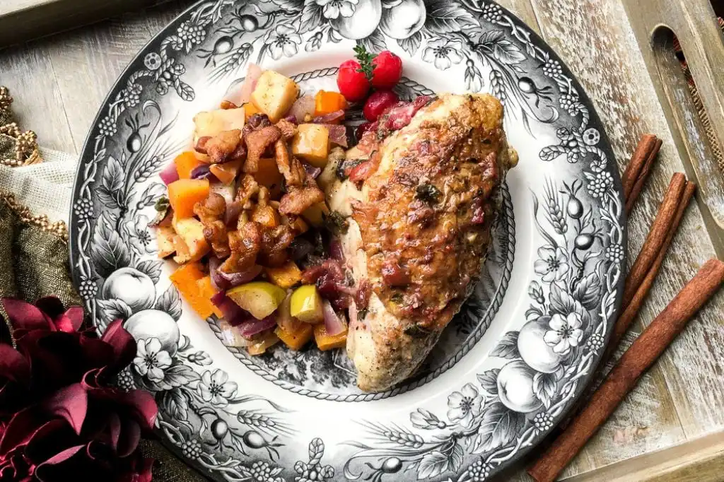 Orange-Cranberry Bone-In Chicken Breasts