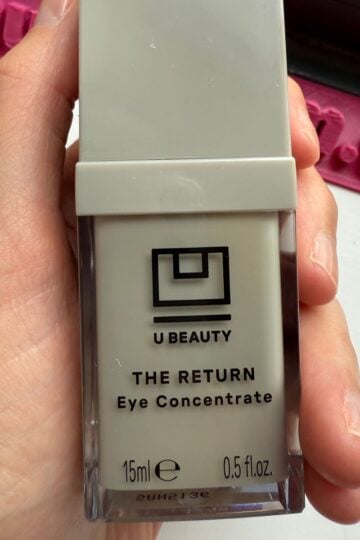 U Beauty Review eye concentrate