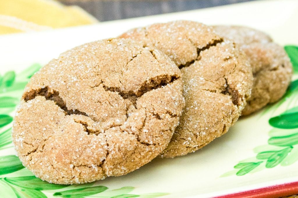 Chewy Gingersnap Cookies