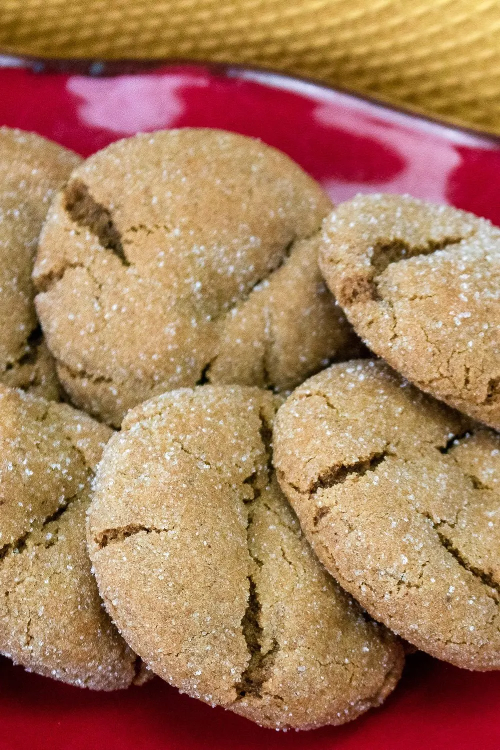 Chewy Gingersnap Cookies