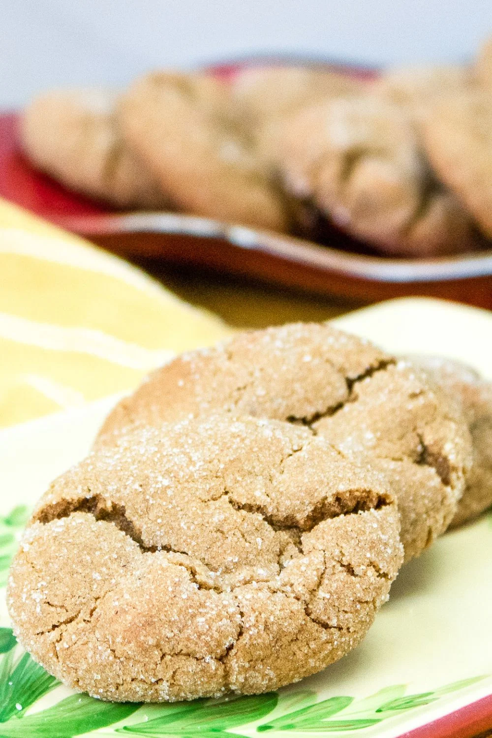 Chewy Gingersnap Cookies