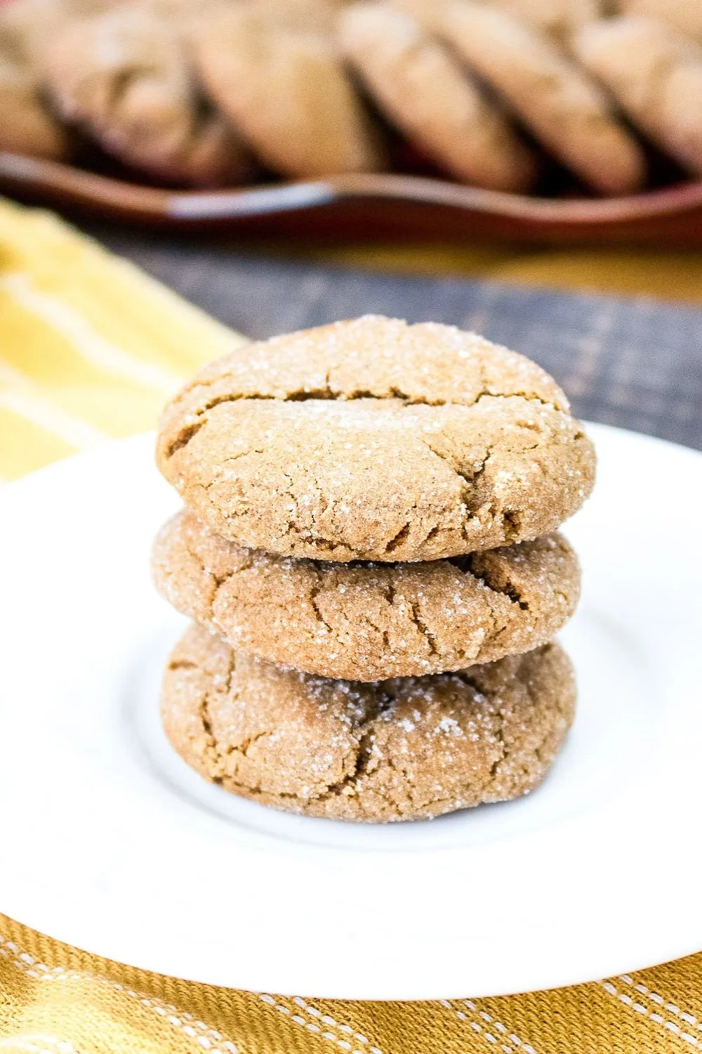 Chewy Gingersnap Cookies