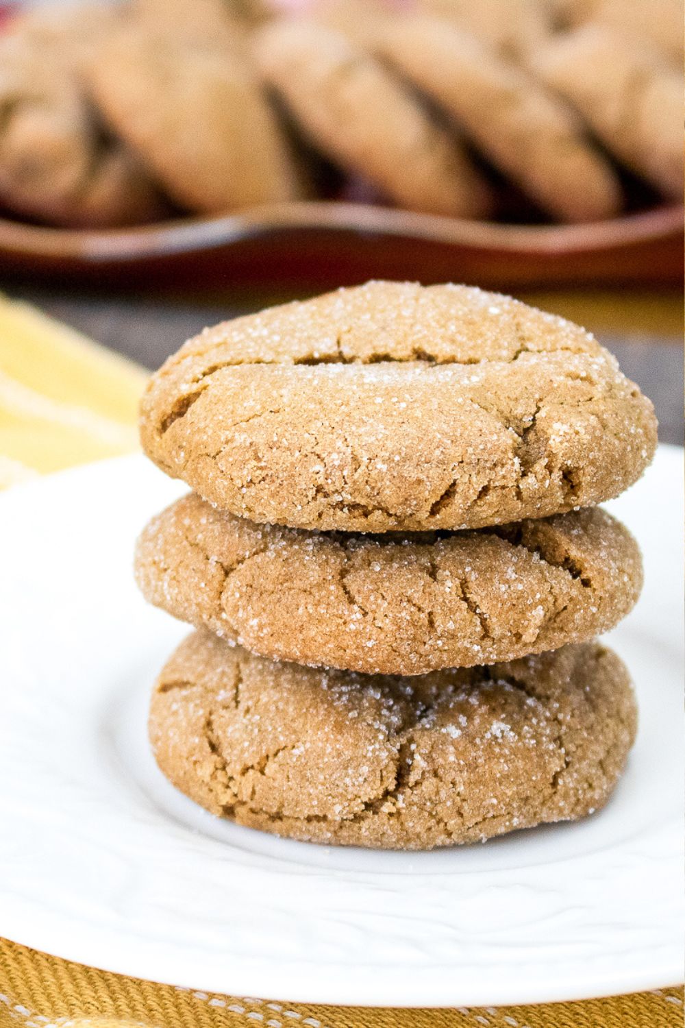 Chewy Gingersnap Cookies