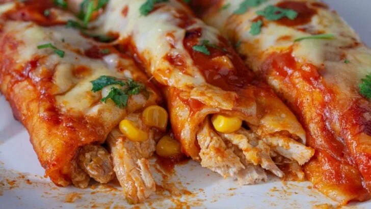 Chicken enchiladas