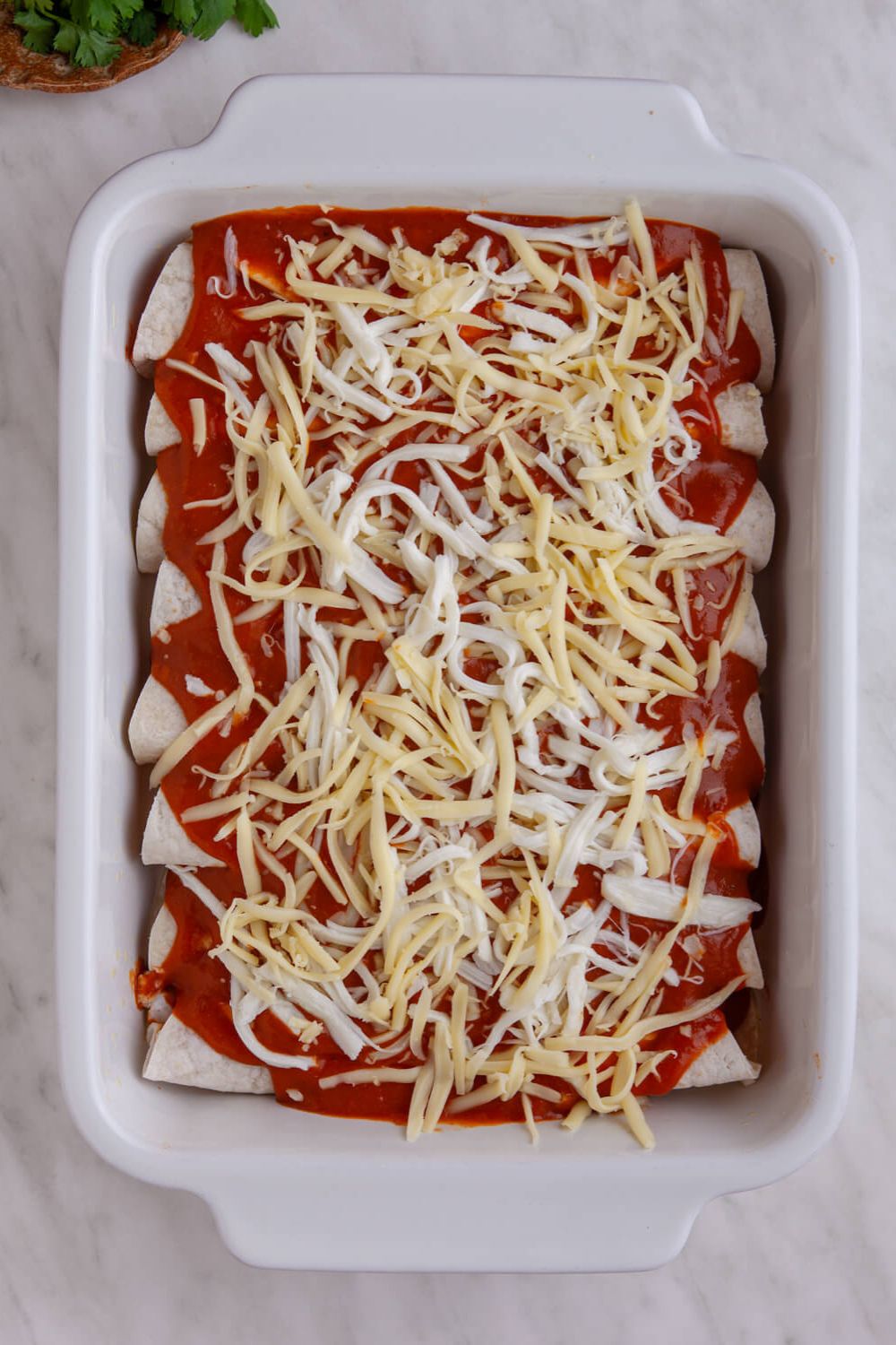 Chicken enchiladas