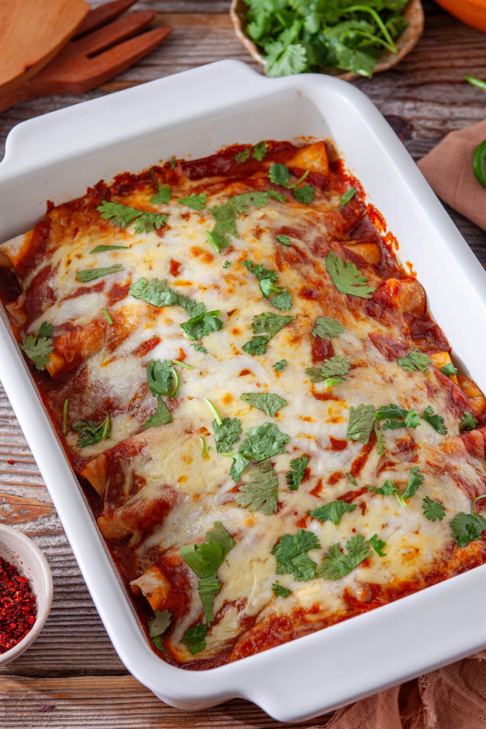 Chicken enchiladas