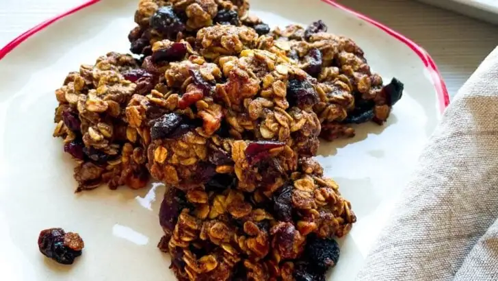 Oatmeal Cranberry Walnut Cookies