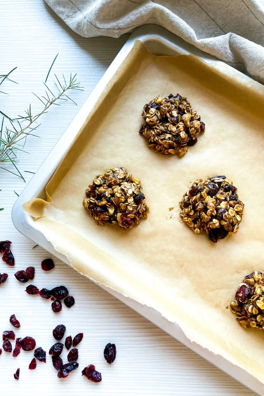 Oatmeal Cranberry Walnut Cookies