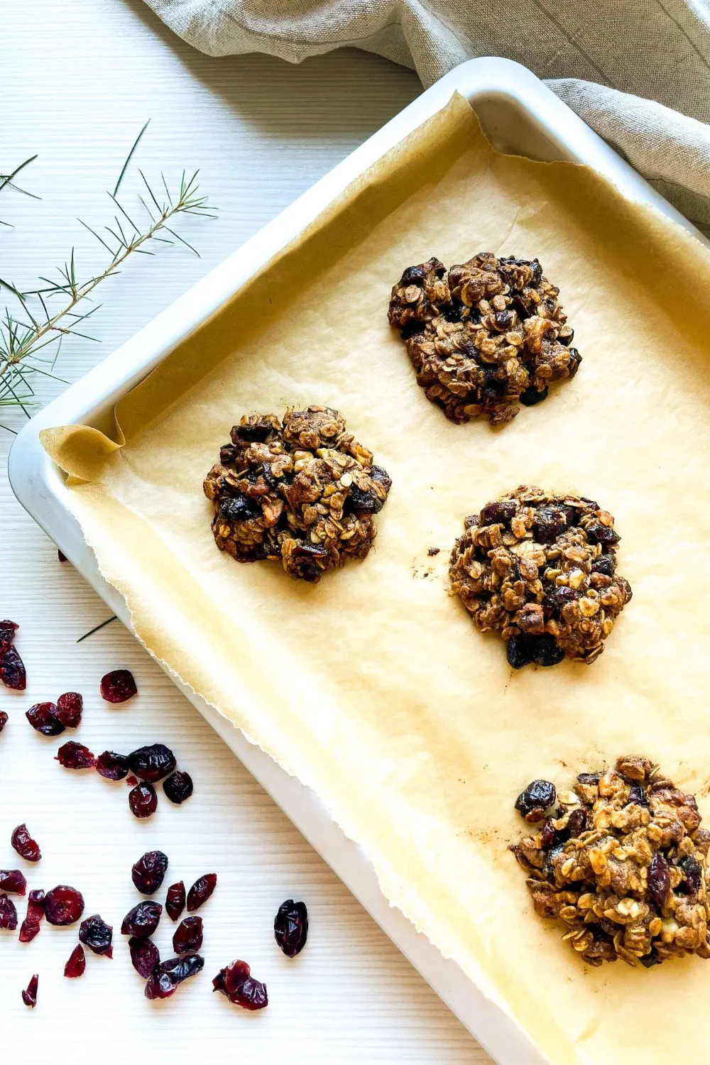 Oatmeal Cranberry Walnut Cookies