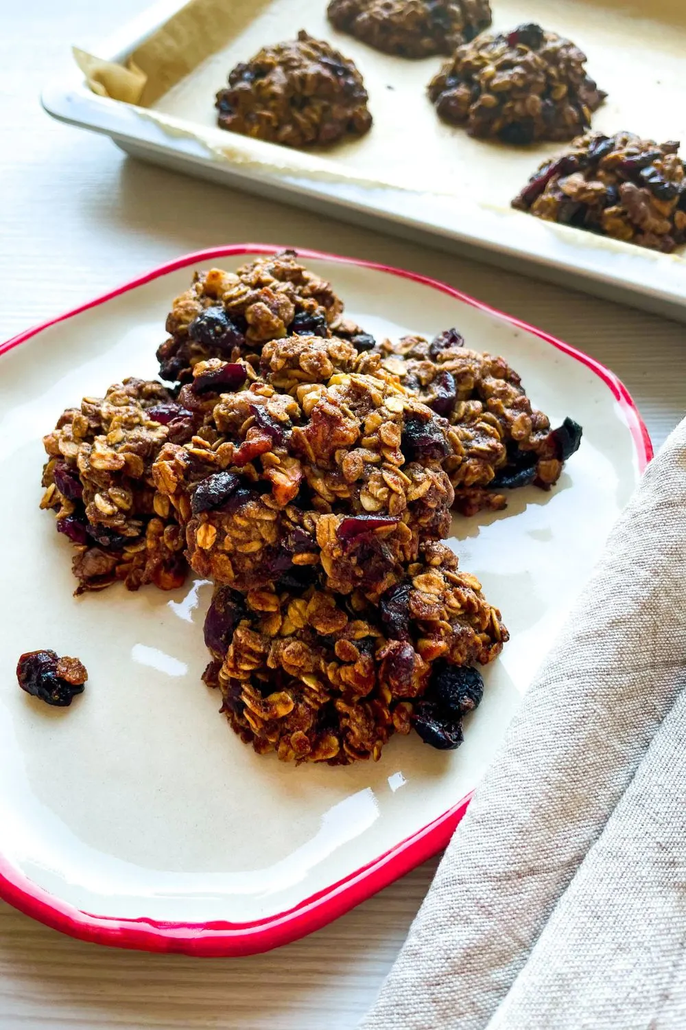 Oatmeal Cranberry Walnut Cookies