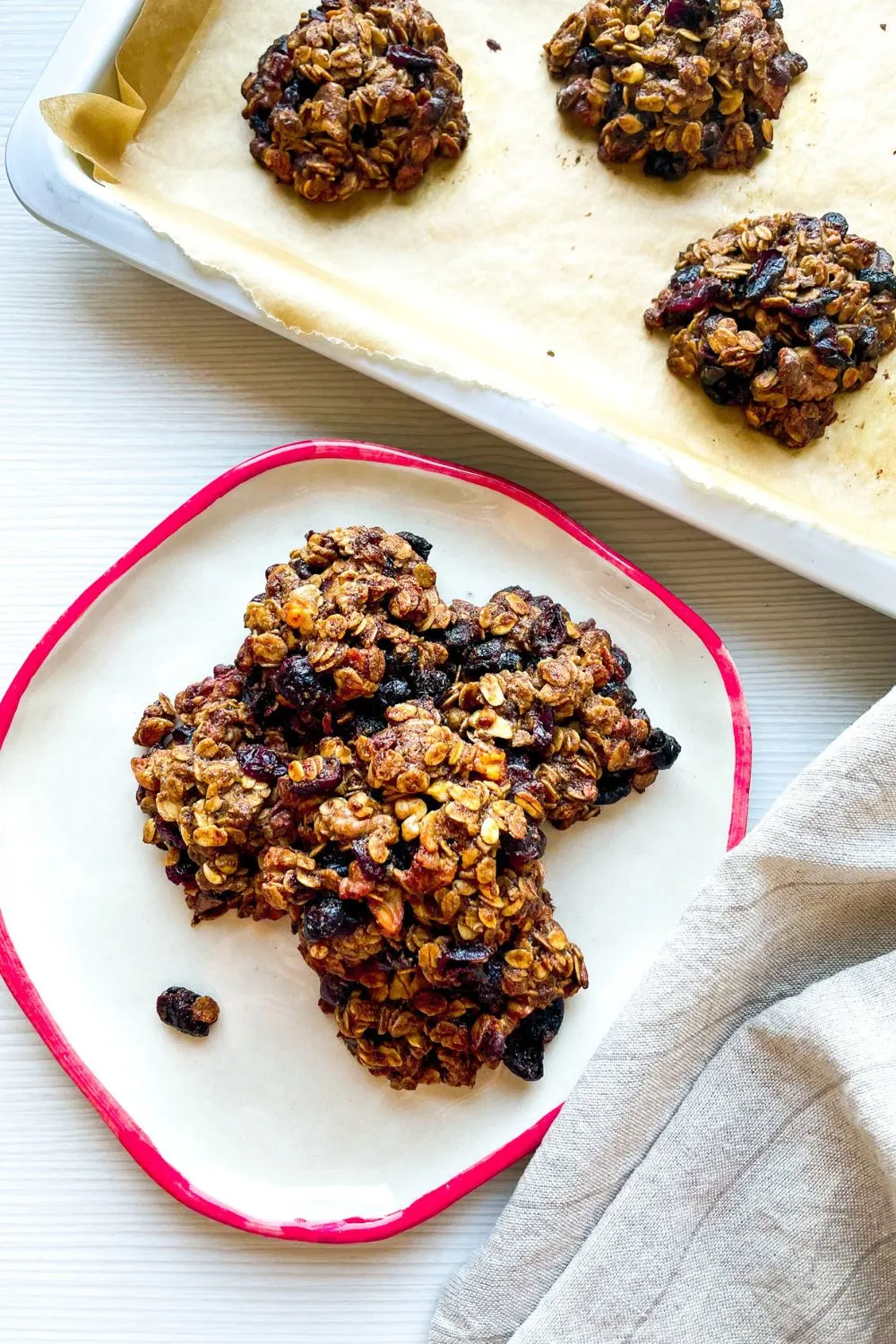 Oatmeal Cranberry Walnut Cookies