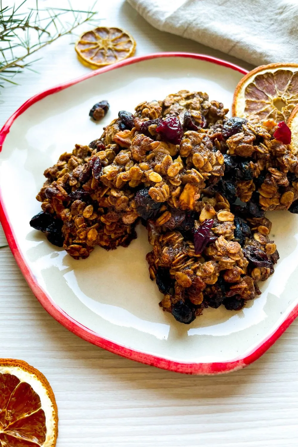 Oatmeal Cranberry Walnut Cookies