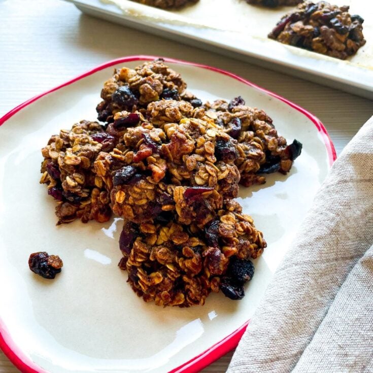 Oatmeal Cranberry Walnut Cookies