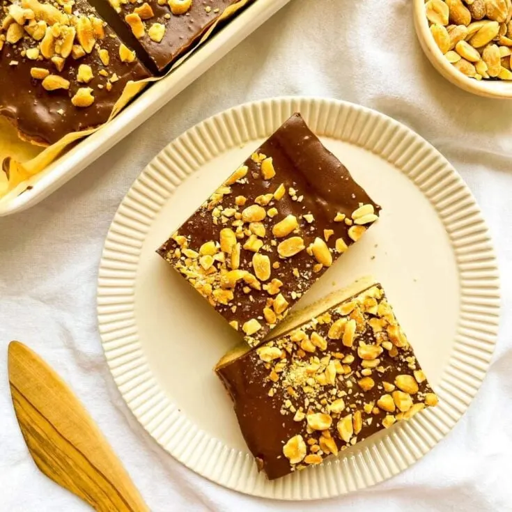 Peanut Butter Shortbread Bars