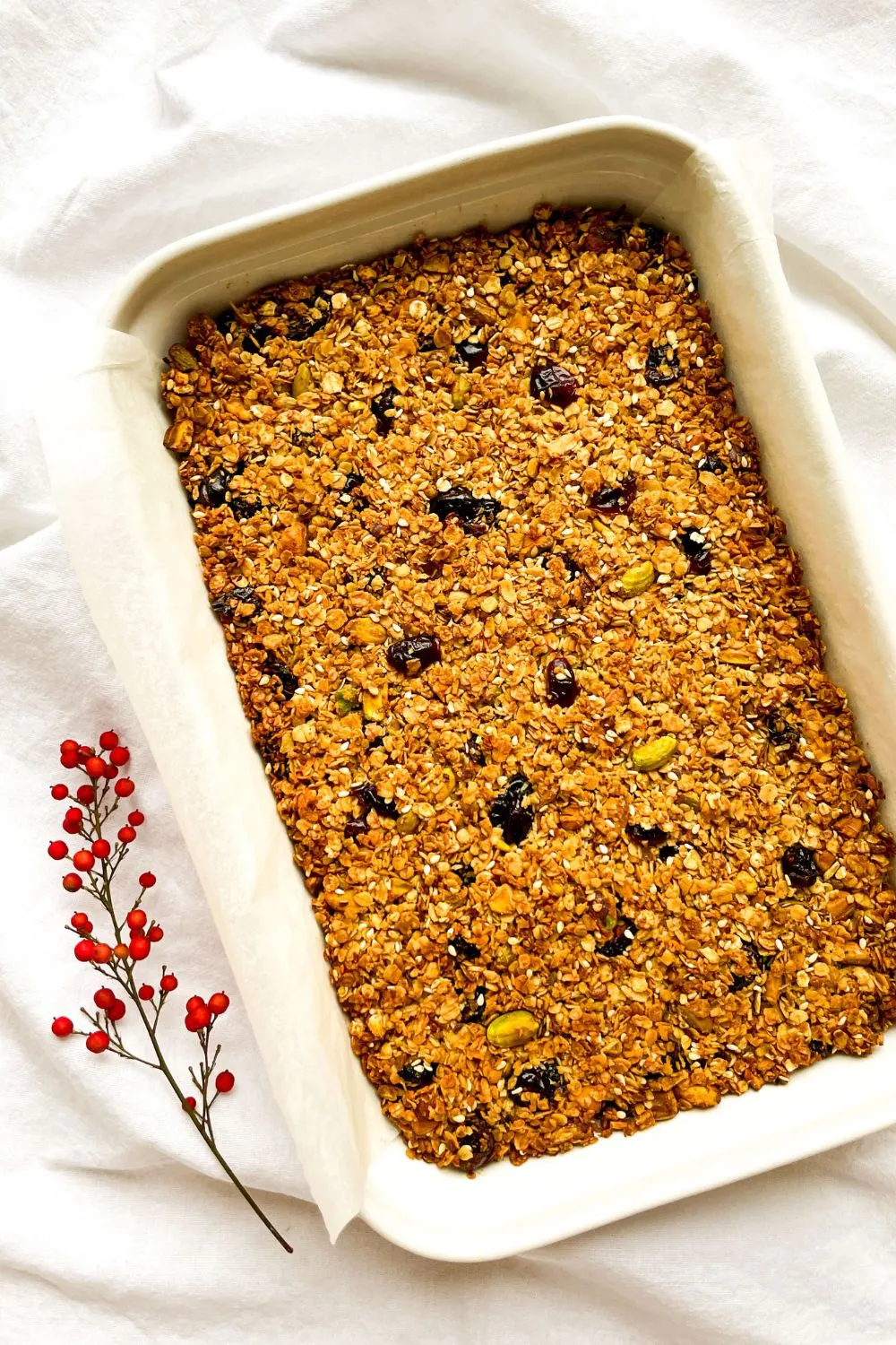 Pistachio granola bars