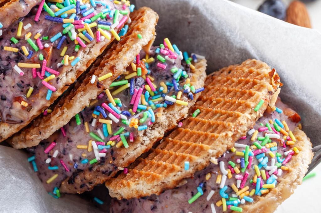 Waffle Ice Cream Sandwich