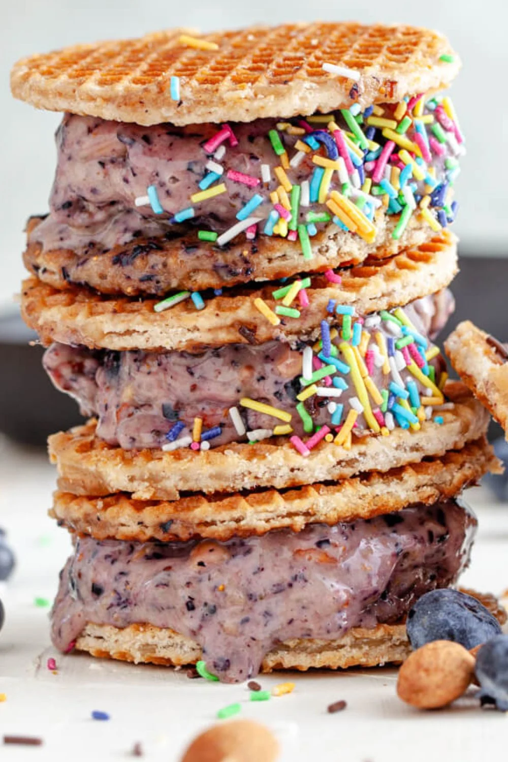 Waffle Ice Cream Sandwich