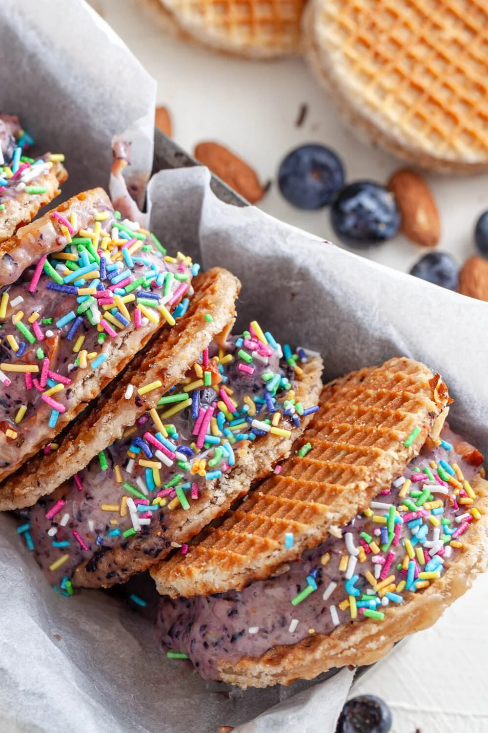Waffle Ice Cream Sandwich