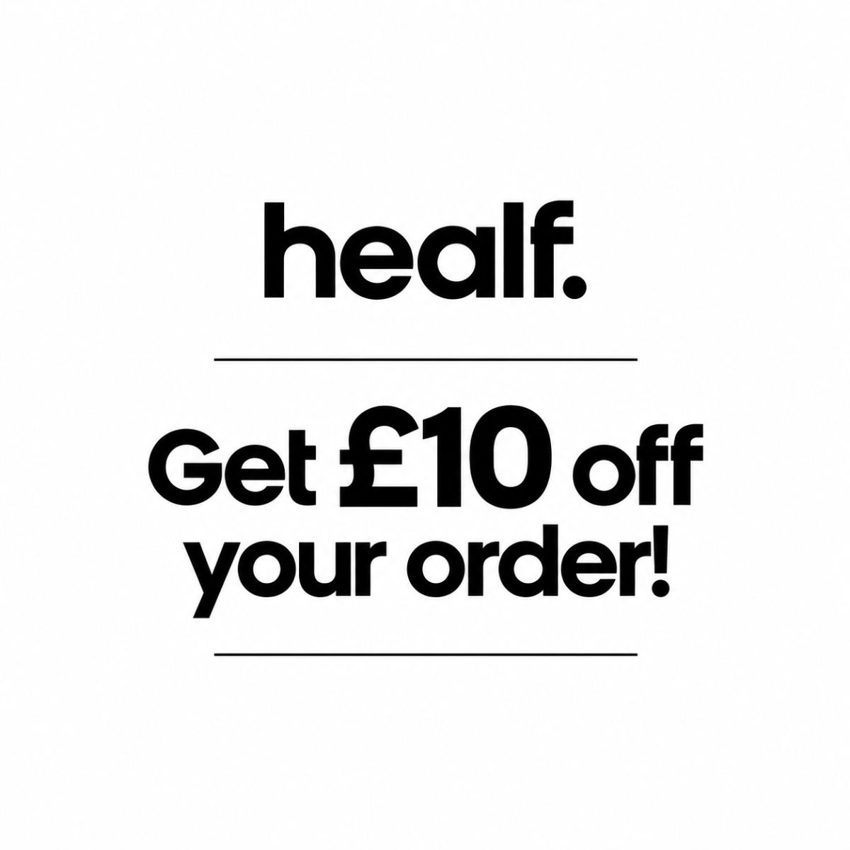 Healf Discount Code