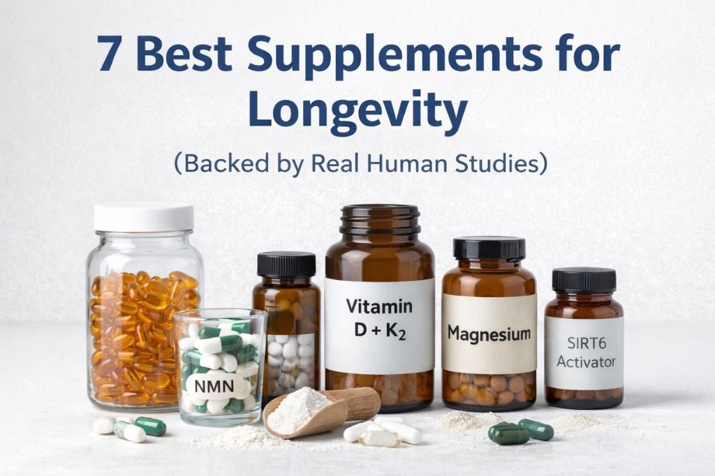 Picture of 7 Best Supplements for Longevity (Backed by Real Human Studies)