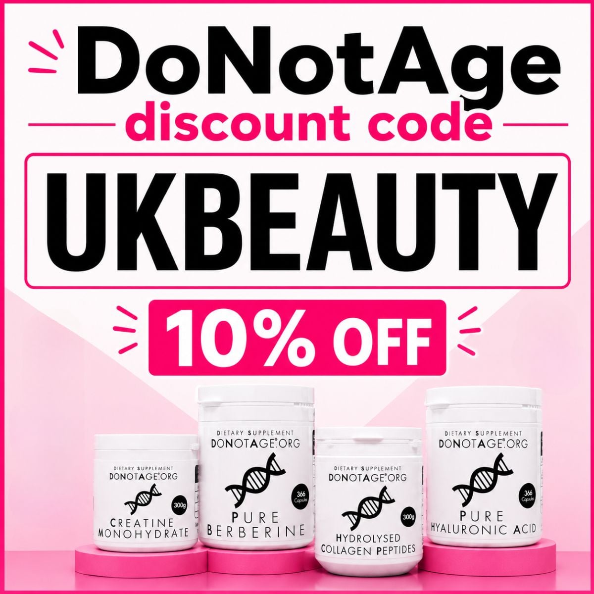 donotage discount code: UKBEAUTY